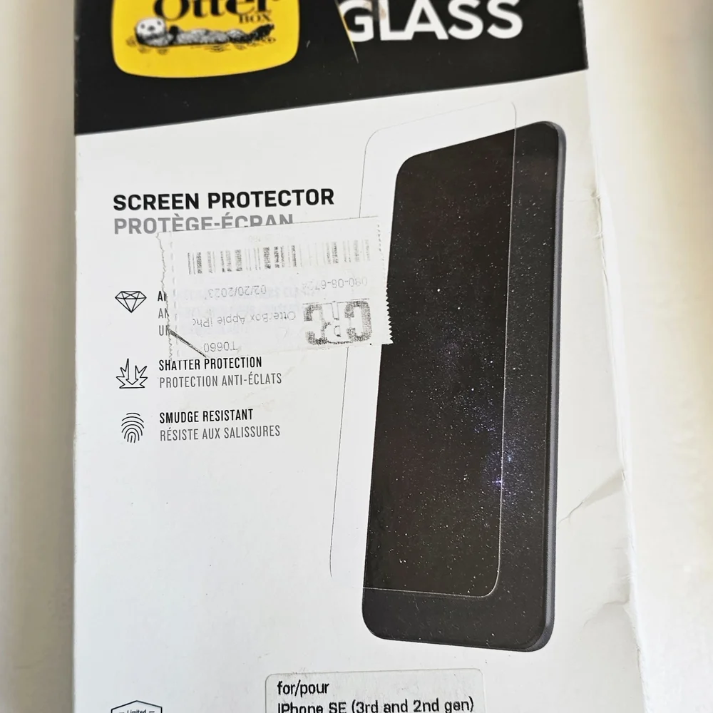 Otterbox trusted glass screen protector for iPhone 8/7 SE (3rd and 2nd)